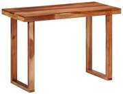 vidaXL Masă de bucătărie, 110x50x76 cm, lemn masiv de acacia