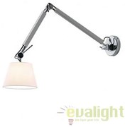 Aplica perete directionabila design modern ZYTA S ALU alba