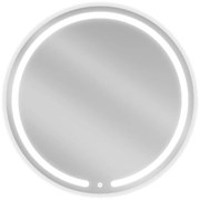 Mexen Rose oglindă de baie iluminată, rotundă 80 cm, LED 6000K, antiaburire - 9810-080-080-611-00