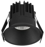 Spot LED incastrabil tavan fals / plafon LUELA 3000K negru