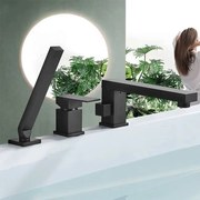 Baterie pentru cada Rea Glen Negru Black trei piese