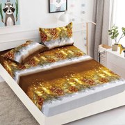 Husa de pat cu elastic + 2 Fete de Perna, Christmas Collection