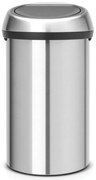 Cos de gunoi Brabantia Touch Bin 647255, 60 L, Deschidere lina si silentioasa, Rezistent la amprente, Ino /mat