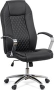 Scaun Directorial OFF 313 Negru – rezistent până la 150 Kg, ergonomic, cu șezut pe arcuri