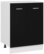 vidaXL Dulap inferior “Lyon”, negru, 60 x 46 x 81,5 cm, lemn prelucrat
