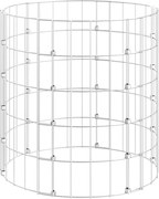 vidaXL Compostor de grădină, Ø50x50 cm, oțel galvanizat