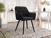 Scaun sufragerie Alunax (Negru) . 1103363