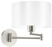 Aplică Eglo 33269 PASTERI 1xE27/60W/230V crom mat/alb