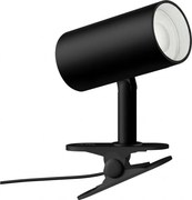 Immax 08291L - Lampă cu clemă PUNTO 1xGU10/9W/230V neagră