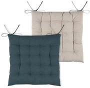 Perna pentru scaun cu legături DUO, 100% bumbac, 40 x 40 cm