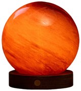 Decorațiune luminoasă maro închis cu USB ø 12 cm Sand Storm – Gingko