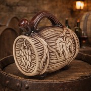 Butoi din ceramica pentru vin, 2,9 litri