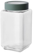 Altom Cutie din sticlă cu capac, 1 l, verde, 1000 ml