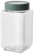 Altom Cutie din sticlă cu capac, 1 l, verde, 1000 ml