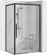 Cabina de dus SOLAR BLACK MAT 80x100 cm