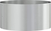 vidaXL Inele pentru vaze Argintiu 40 x 40 x 20 cm Oțel Galvanizat