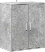 vidaXL Pantofar, gri beton, 60x35x70 cm, PAL