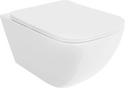Mexen Timo vas WC Rimless Tornado cu capac cu închidere lentă slim, duroplast, alb lucios - 30650200T