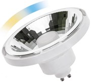 Bec LED dimabil AR111 GU10/10W/230V 3000-6500K Wi-Fi Tuya alb 30°