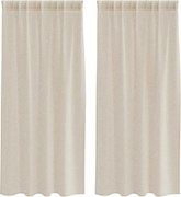 vidaXL Cortină din Voile 2 pcs Nisipiu 175 x 140 cm Poliester