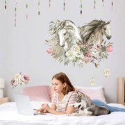 INSPIO Autocolant romantic cu cai - autocolante pentru adolescenți