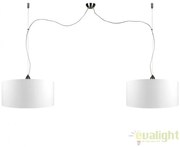 Lustra cu 2 pendule ROME/H2 abajur 47x23cm disponibil in 8 culori