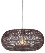 Lustra/Pendul Eco, Ratan, Arizona visiniu, S