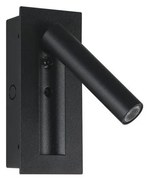 Aplică spot de perete LED/2W/230V 3000K, neagră