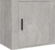 vidaXL Noptieră de perete, gri beton, 50x30x47 cm