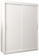 Dulap de haine 150 cm Toki (alb mat + alb mat). 1064817