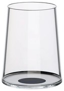 Set 2 pahare de cristal Trebonn SplitGlass 2025120, 280 ml, Ø7.3x9 cm, Posibilitate atasare de picior, Negru
