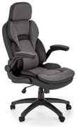 Fotoliu de birou Sicuro, gri / negru