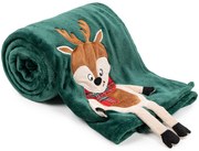 Pătură de Crăciun 4Home Reindeer, 150 x 200 cm