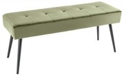 Bancheta tapitata design modern Boutique 100cm, verde masliniu