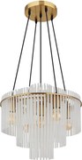 Globo 15698H1M - Lustră suspendată pe cablu GORLEY 5xE27/60W/230V aurie