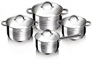 Set oale cu capac din otel inoxidabil (8 piese) Gourmet Line Blaumann BL 3115