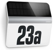 STEINEL 007140 - Număr casă solar LED XSolar LH-N LED/0,03W inox IP44