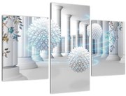 Tablou abstract în stil antic (90x60 cm)