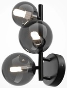 Aplica perete moderna design deosebit Dallas 3 negru