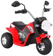 Motocicleta Electrica cu Acumulator Pentru Copii NOVOKIDS™ Mini Chopper, 2-5 ani, max 20 kg, Cu Sunete si Lumini, Trotineta Electrica, 3 Roti, MERS