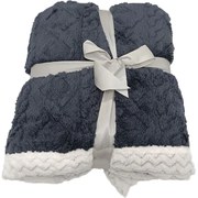 Pătură din lână Island gri, 150 x 200 cm