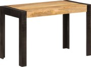 vidaXL Masa de bucătărie, 120x60x76 cm, lemn masiv de mango