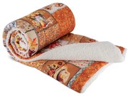 Pătură matlasată cu blăniţă Dual Feel SAMARA 140 x 200 cm