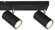 Spot ROBBY 4xGU10/35W/230V negru Globo 57911-4B