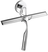 Racleta pentru geamuri cu suport, Argintiu, 25x21,5x6 cm, WENKO