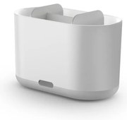 Suport pentru periuța de dinți alb din plastic Duo – Joseph Joseph