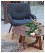Covor rotund House Nordic Bombay, ø 90 cm, maro deschis