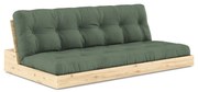 Canapea verde extensibilă 196 cm Base – Karup Design