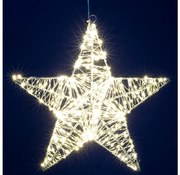 Stea decorativă LED pentru Crăciun, 45 cm, 320 LED, 230 V, alb cald