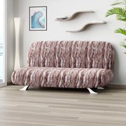 Huse bielastice OCEANO NOU bordo-maroniu 2fotoliu cu manere de lemn (l. 80 -140 cm)